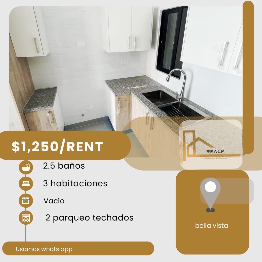 apartamentos - hermoso apartamento en una zona céntrica en bella vista  0