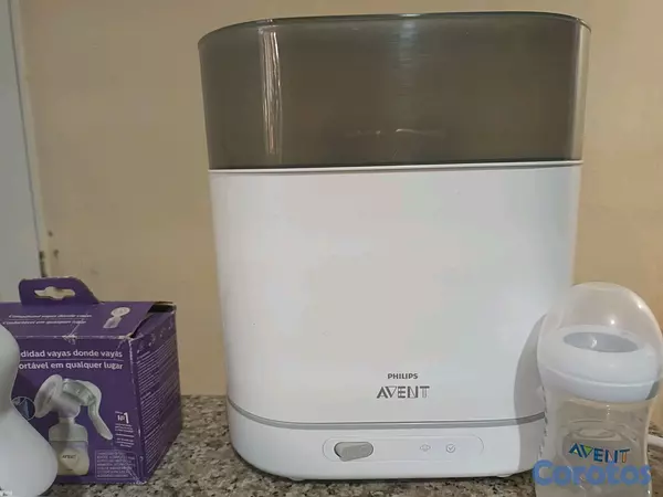 cuidado y nutricion - ✨ Set Avent completo — Esterilizador + Extractor + 2 Biberones (como nuevo) 5