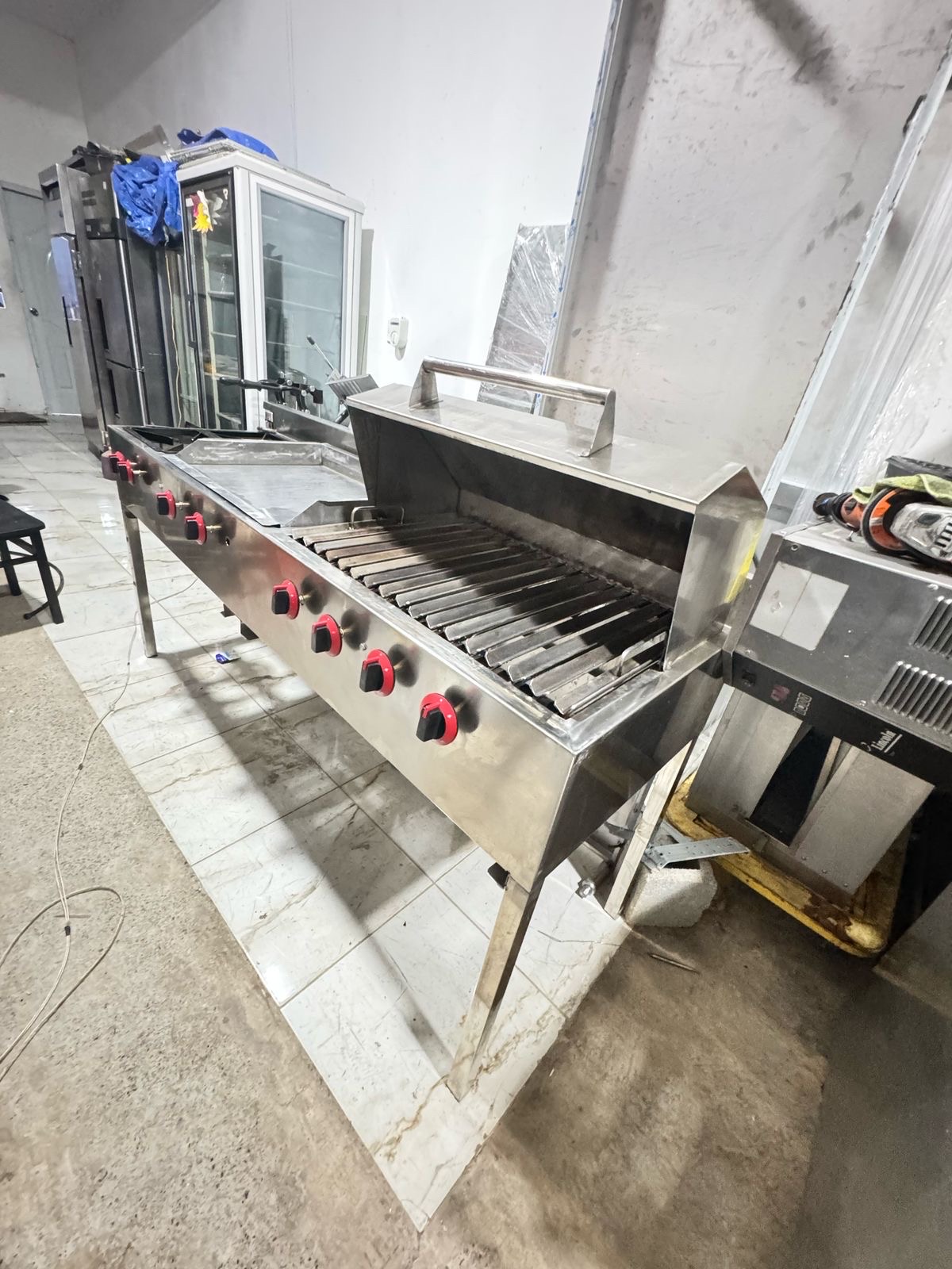 equipos profesionales - Multifuncional 2 hornillas - parrilla - plancha en oferta