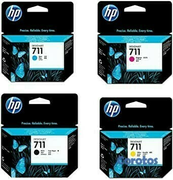 computadoras y laptops - CARTUCHO HP 711 TOTALMENTES ORIGINALES EN TODOS LOS COLORES,PARA  T120  T130 2