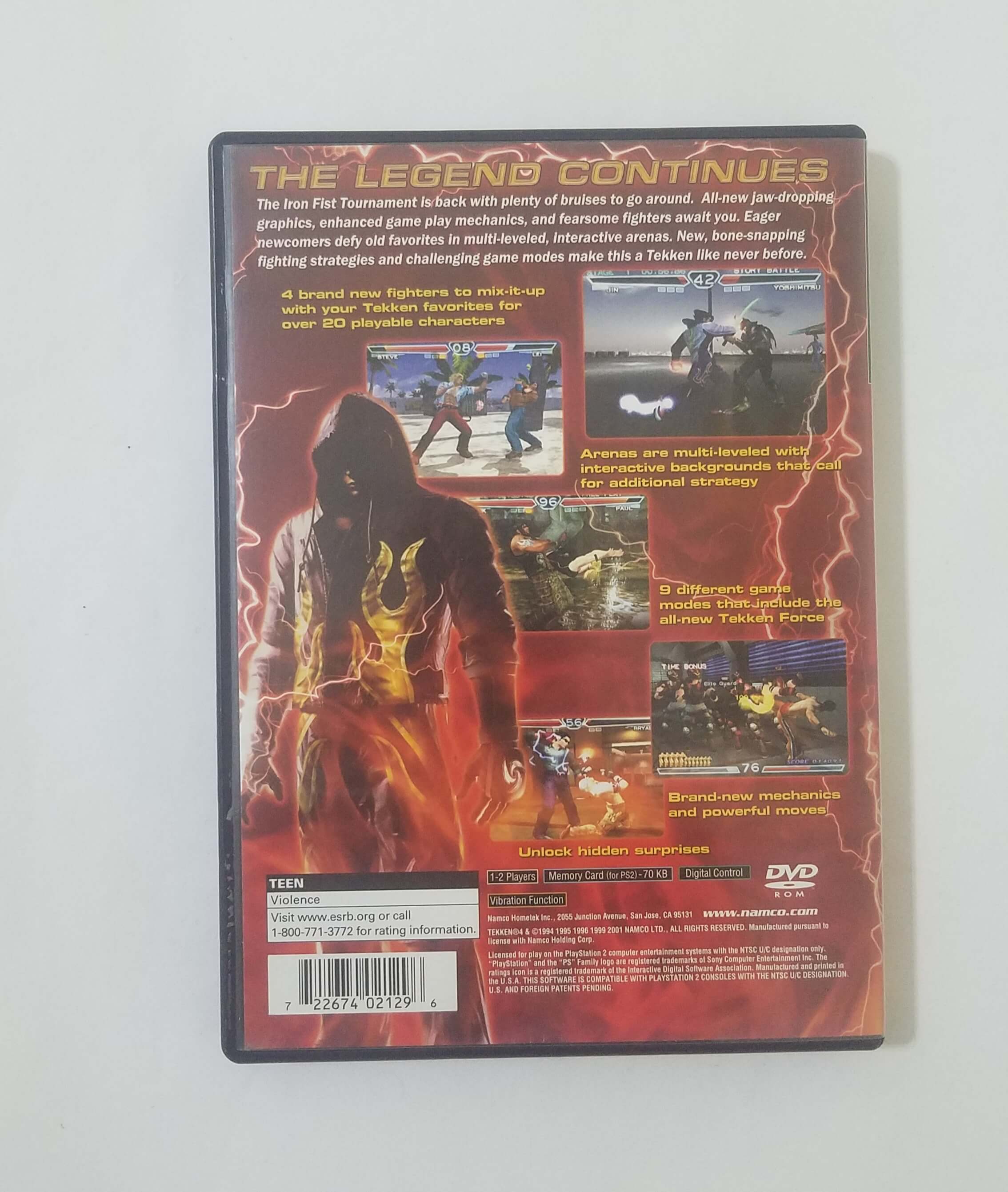 consolas y videojuegos - Tekken 4 de PlayStation 2 (PS2) [Completo] 2