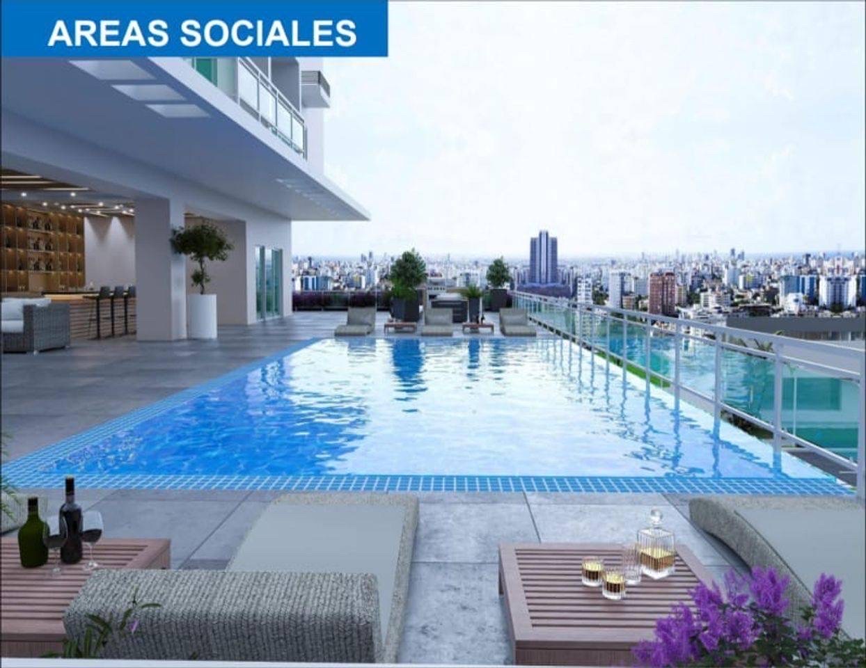 apartamentos - venta de apartamento en torre de lujo Alma Rosa 1 Santo Domingo este  2
