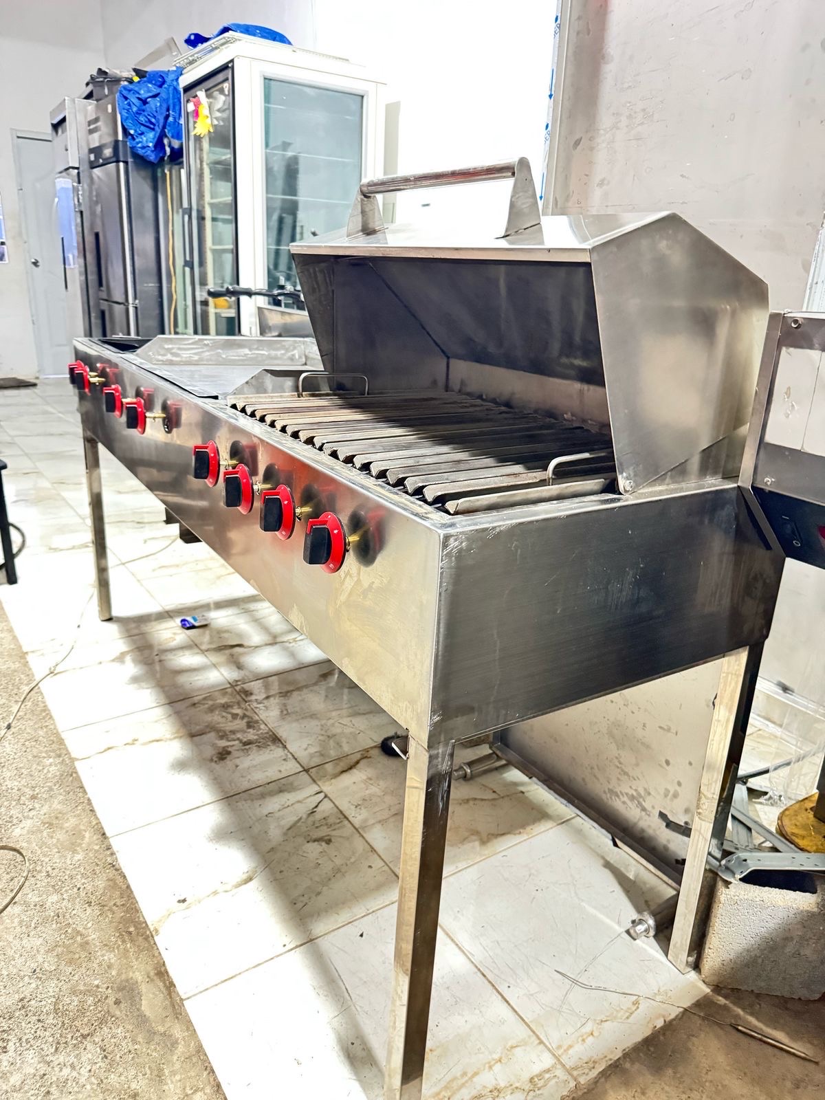 equipos profesionales - Multifuncional 2 hornillas - parrilla - plancha en oferta 1