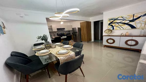 apartamentos - Apartamento Amueblado en Santiago 5