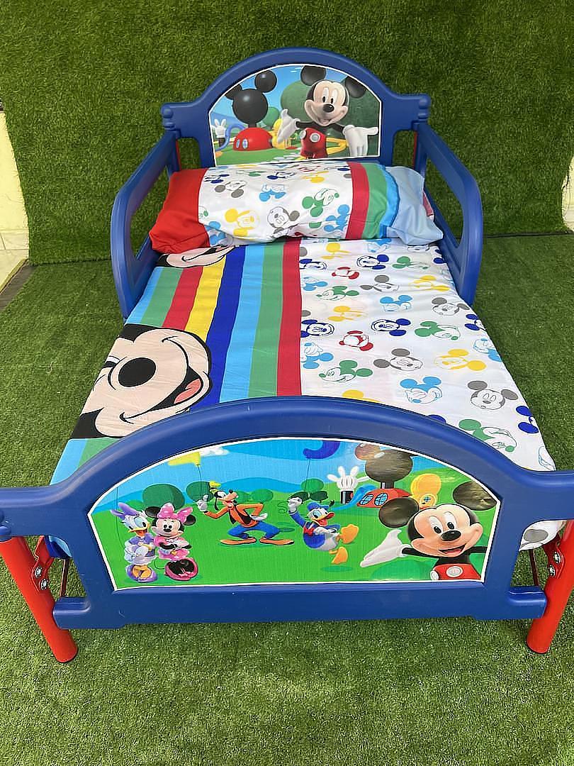 juguetes - Cama para niños y niñas de 1-6 años medidas 29x54” INCLUYE COLCHÓN  5
