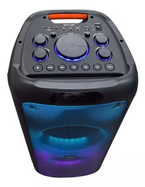 otros electronicos - Bocina Portátil 10" Con Bluetooth radio FM lector USB y micro SD Con Luz RGB BTS 3