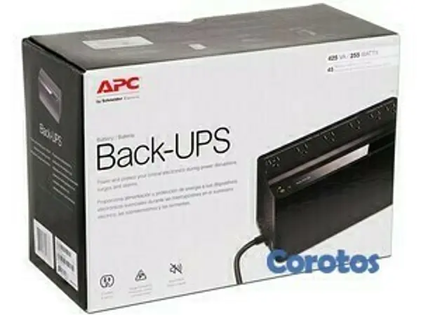 otros electronicos - UPS APC BE425M BACK-UPS ES, 0.425KVA (425VA) 255 WATTS, 6 OUTLET / ENTRADA 120V  2