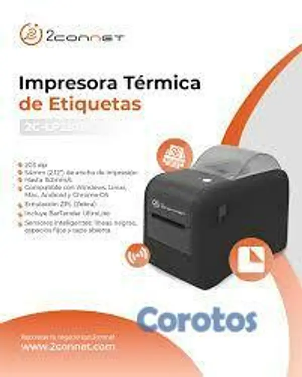 impresoras y scanners - Impresora Térmica de Etiqueta 2C-LP281B 2.12" 203d 2