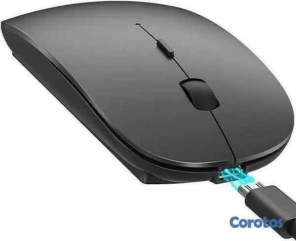 accesorios para electronica - MOUSE INALAMBRICO RECARGABLE 2.4G + BLUETOOTH 6