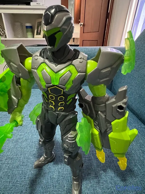 juguetes - Muñeco Max Steel Turbo Arma Dura.  2