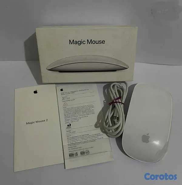 computadoras y laptops - Apple Magic Mouse 2, Nuevo Sellado, raton para productos Apple, inalambrico. 4