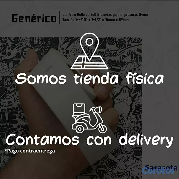 accesorios para electronica - Genérico Rollo de Etiquetas para Dymo Tamaño 1-4/1 3