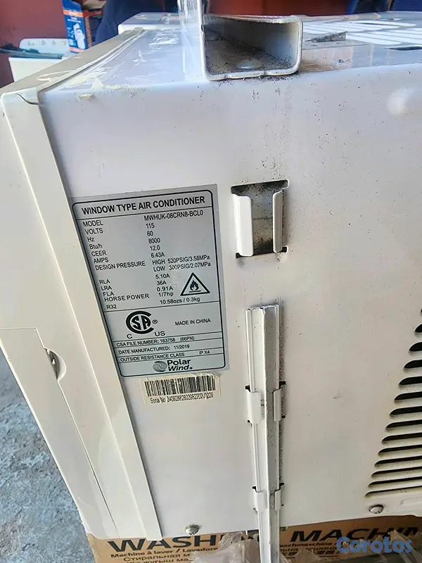 aires acondicionados y abanicos - aire ventana importado 8mil btw 2