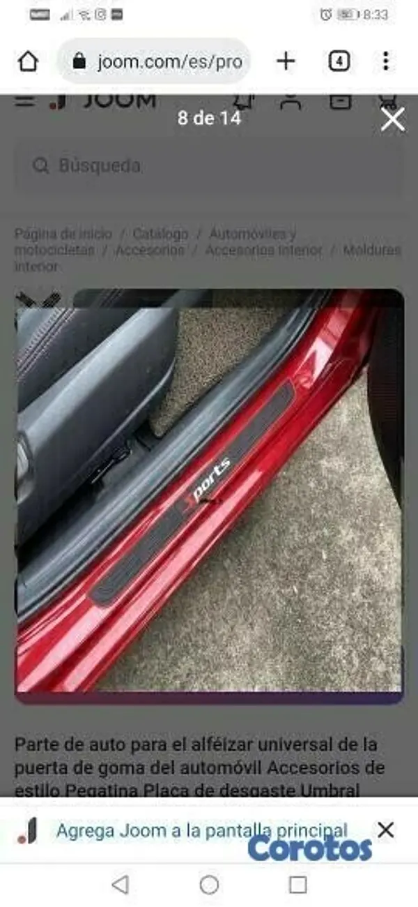 accesorios para vehiculos - Parachoque mazda ect 8