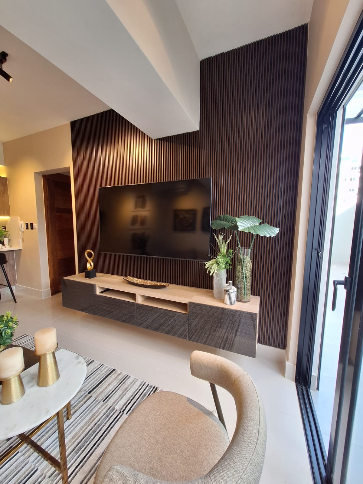 apartamentos - Rento hermoso apt amueblado minimalista con terraz 7