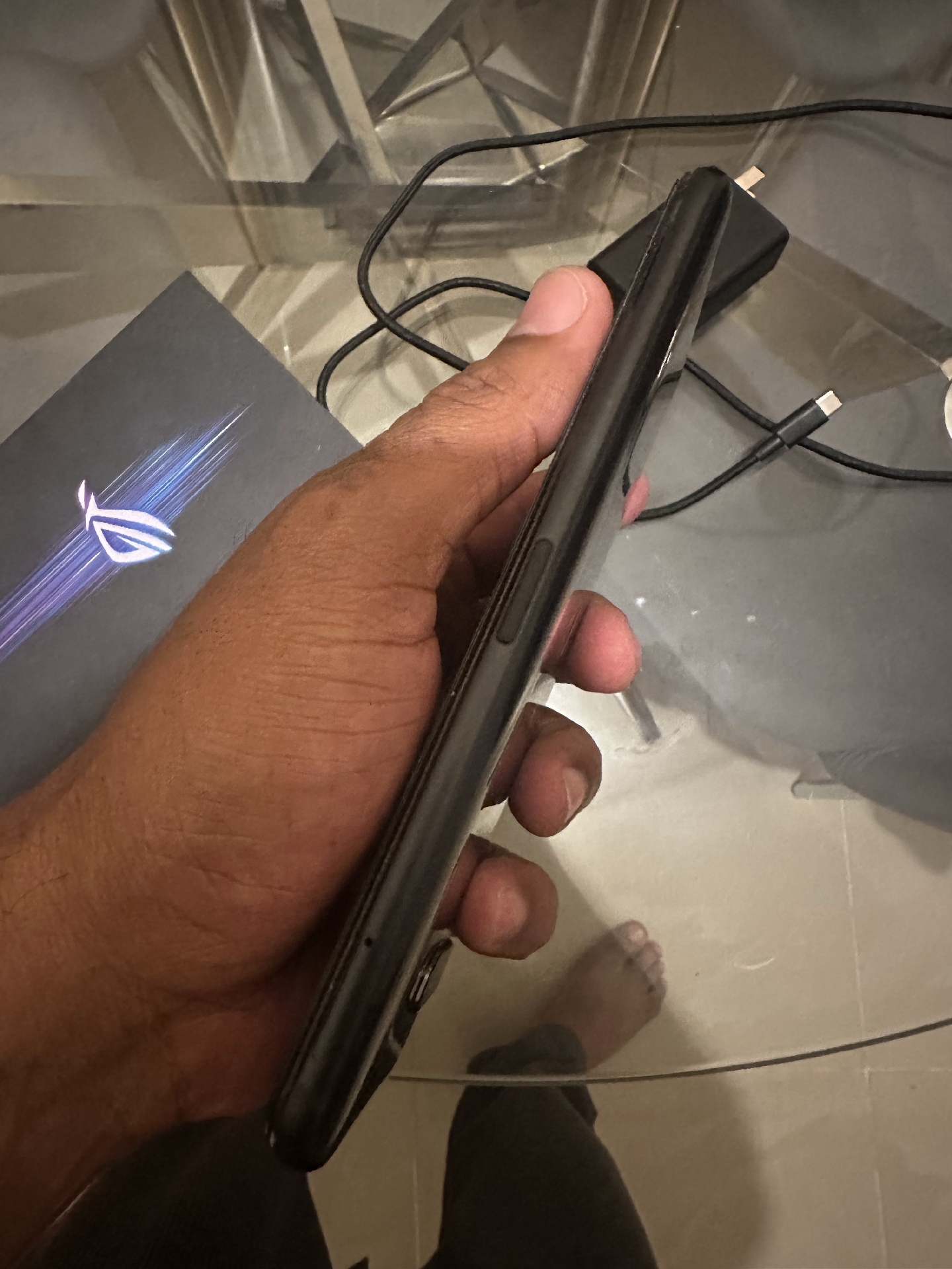 celulares y tabletas - Asus ROG Phone 3 caja y su cargador 5