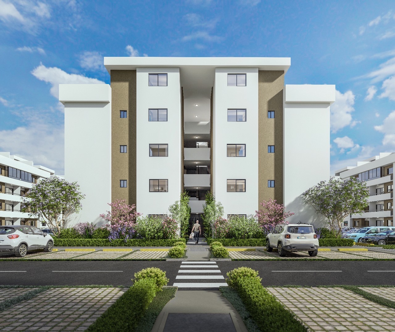 apartamentos - venta de apartamentos en la avenida ecológica Santo Domingo este  3
