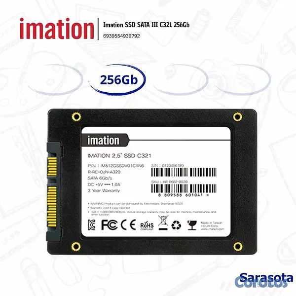 accesorios para electronica - Imation SSD SATA III C321 256Gb 2