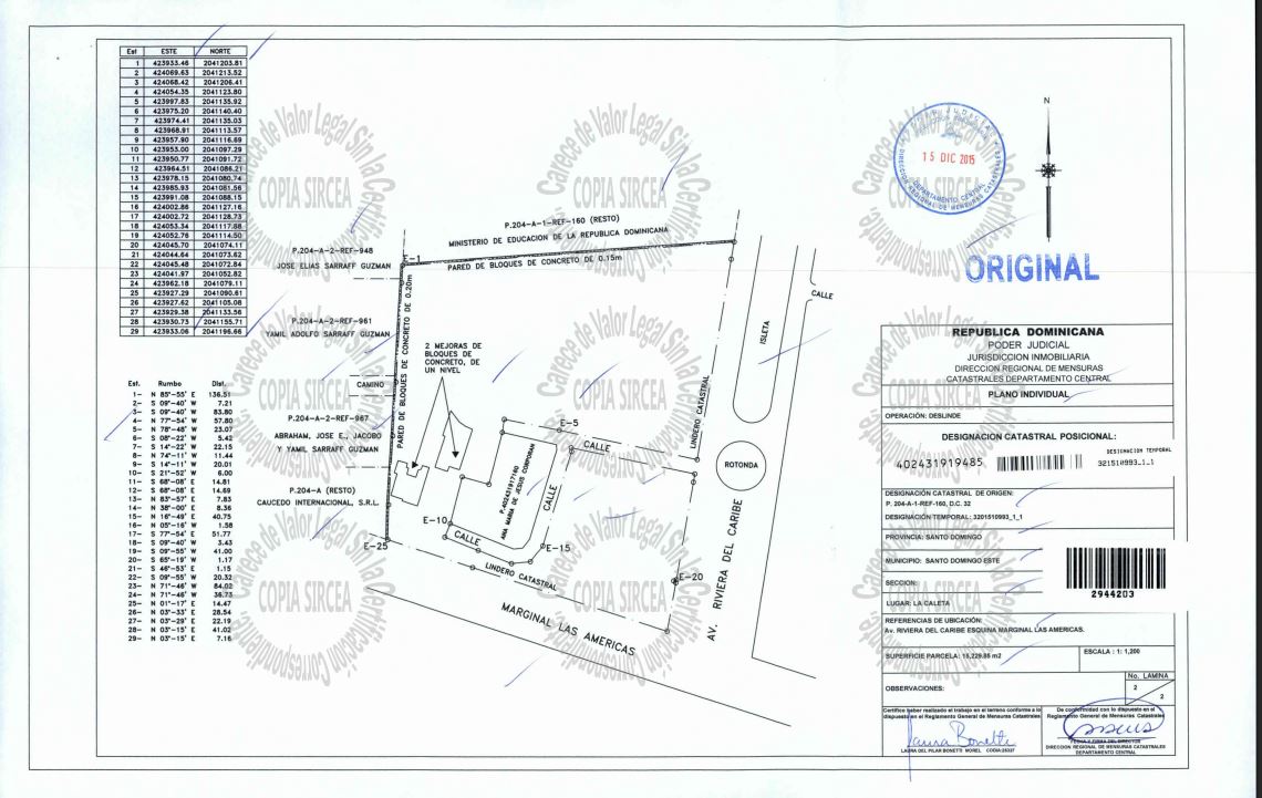 solares y terrenos - Solar marginal las Americas Av. Riviera caribe