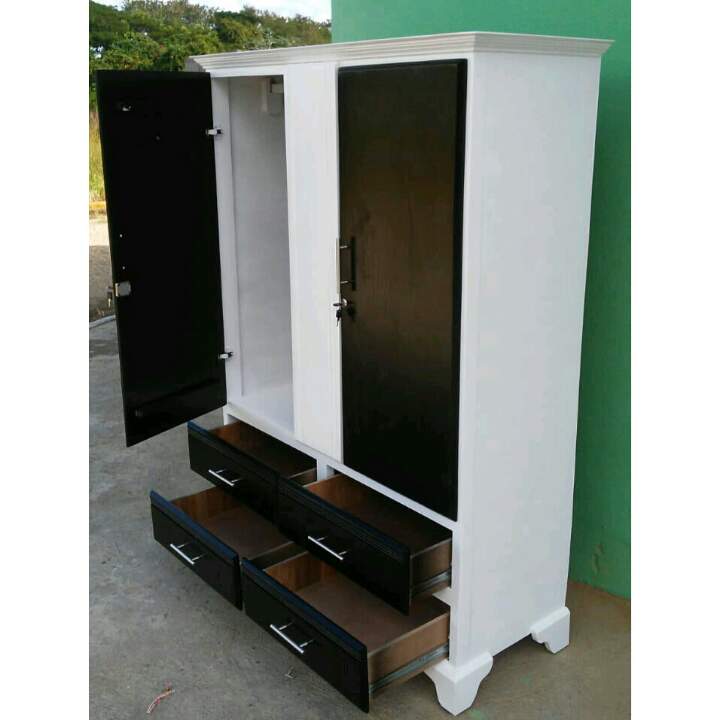 muebles y colchones - Ropero  en blanco y negro 3
