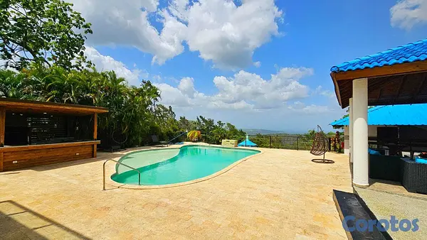 casas vacacionales y villas - Villa en jarabacoa en Venta amueblada con vista al 5