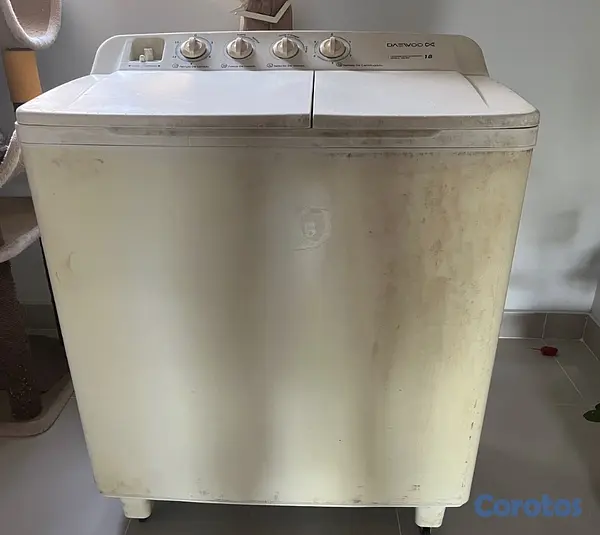 electrodomesticos - Lavadora Daewood semi automática 18 libras  3