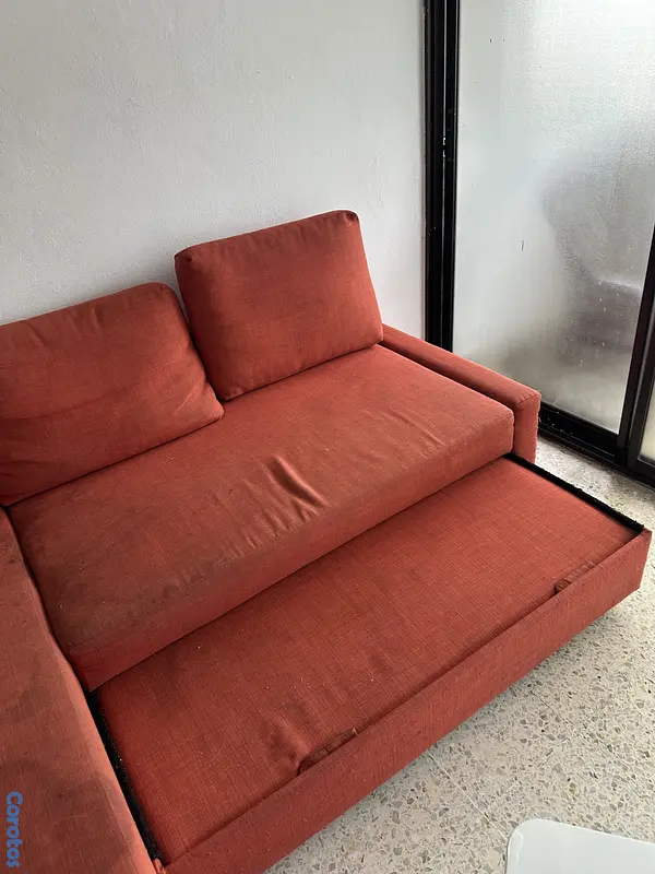 muebles y colchones - Vendo sofá cama con mesa de centro 5