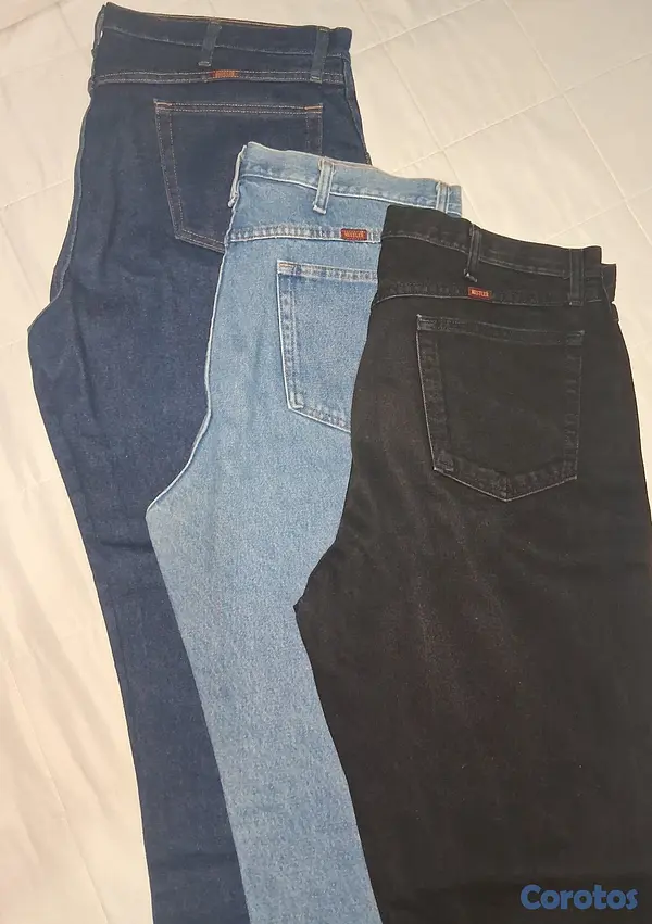 ropa para hombre - Lote de 3 Jeans Rustler Premium para Hombre  2