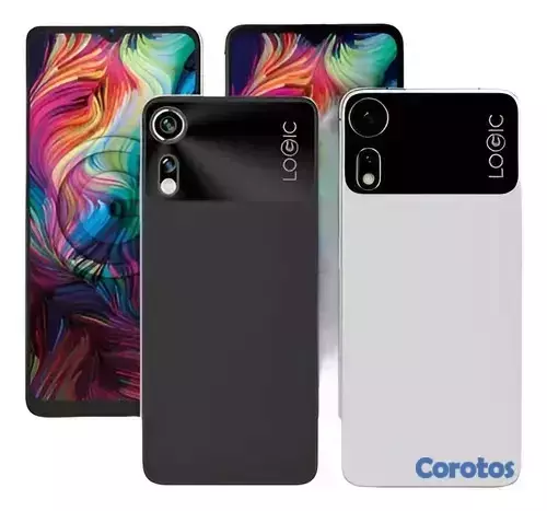 celulares y tabletas - Celular Logic L65A, Pantalla de 6.5” 64gb + 8GB RA 3