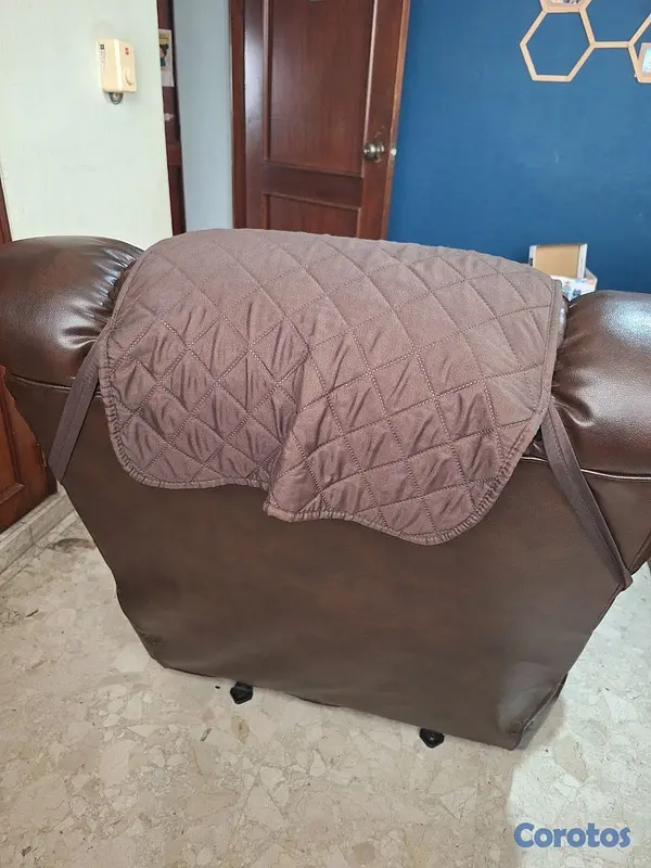 muebles y colchones - Sillón Reclinable Funcional con Forro Protector 5