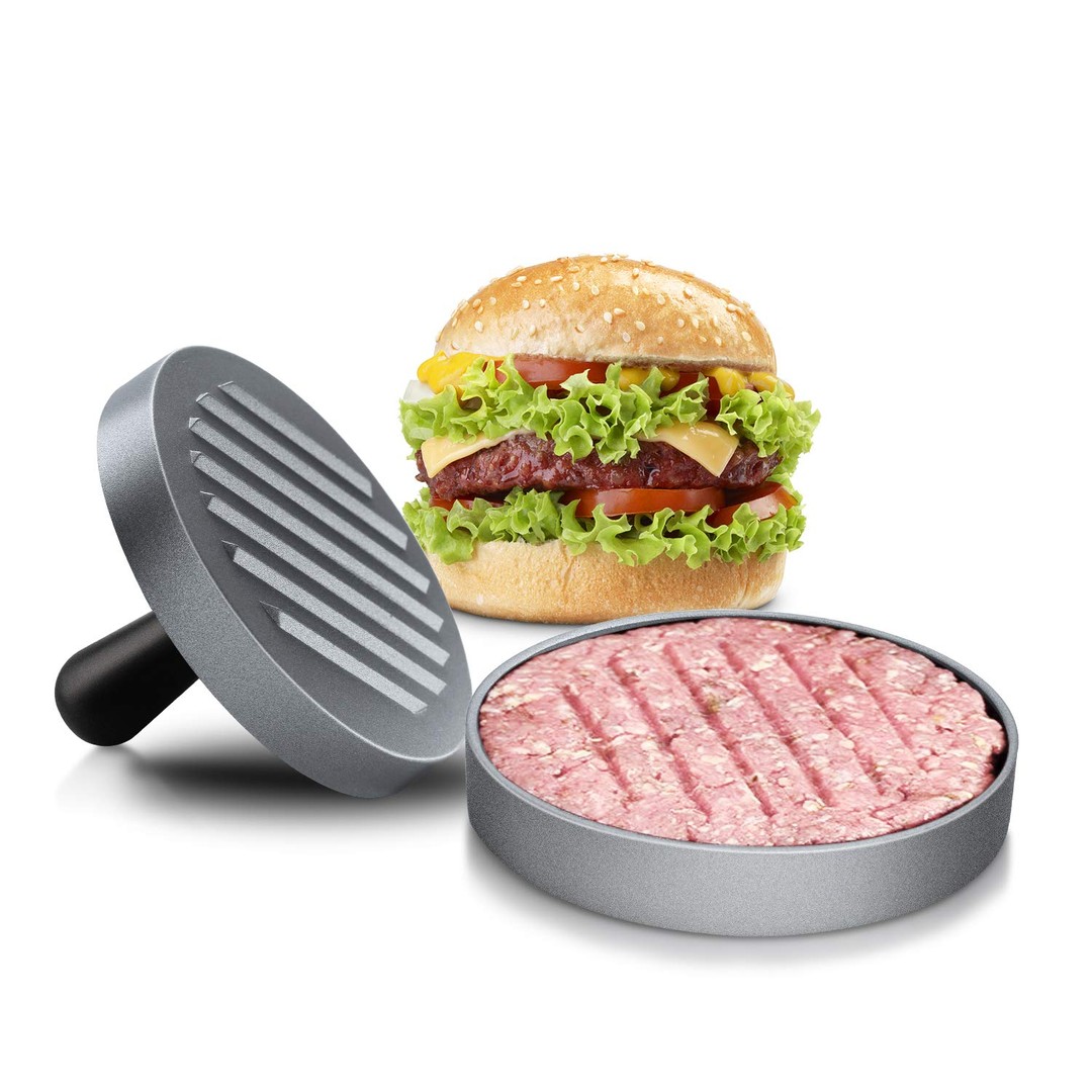 cocina - Molde para hacer carnes de Hamburguesa Burguer press chimi antiadherente 5" 2