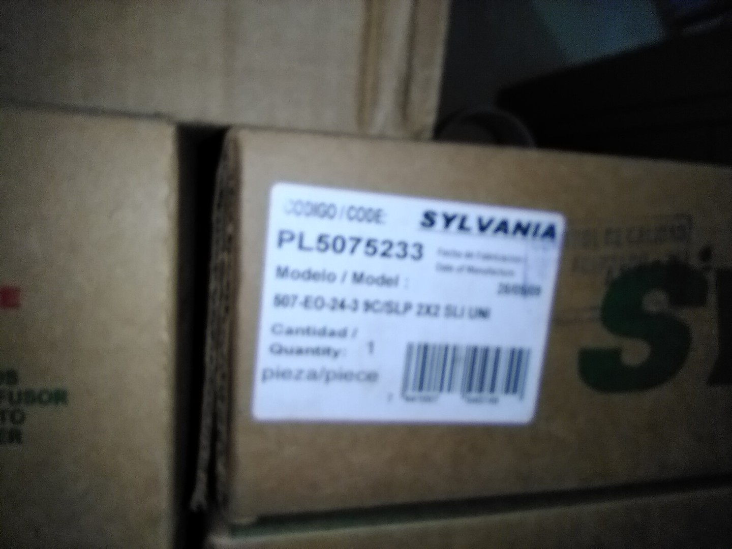 otros electronicos - luminarias parabolicas Sylvania 2' x 2', nuevas