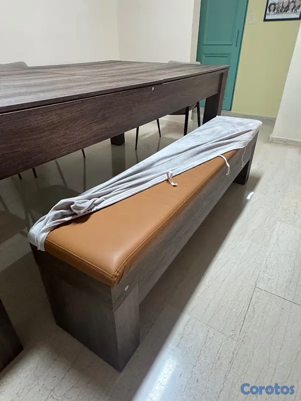 muebles y colchones - Mesa 3 en 1: comedor, billar y Ping pong 3