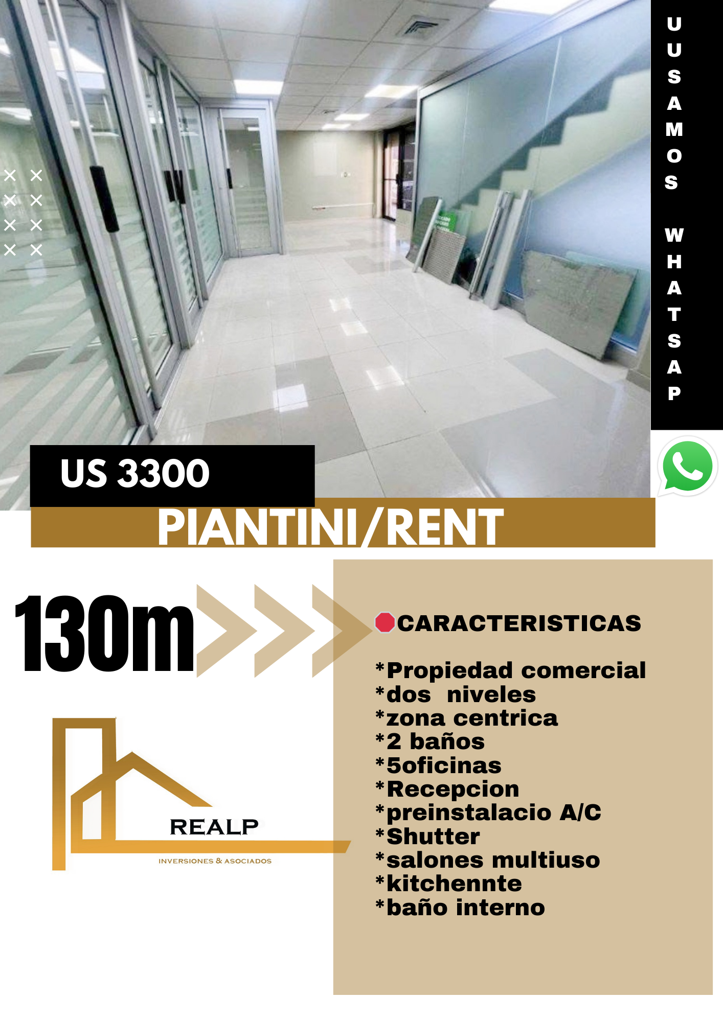 oficinas y locales comerciales - Local céntrico en Piantini 0