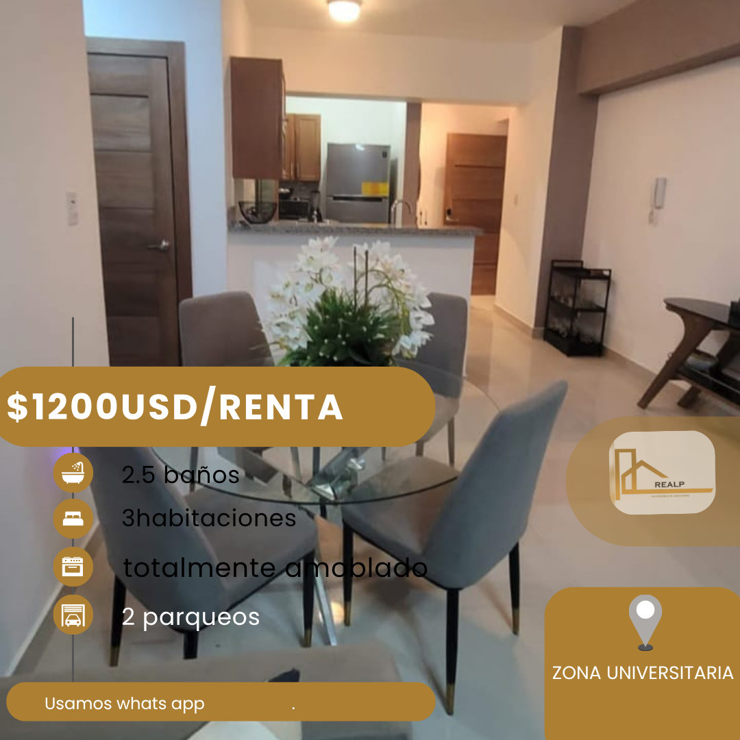 apartamentos - apartamento totalmente amoblado 0