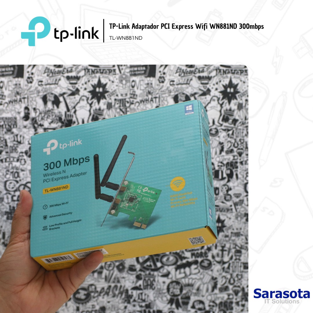 accesorios para electronica - Tp-Link PCIe adaptador WIFI WN881ND