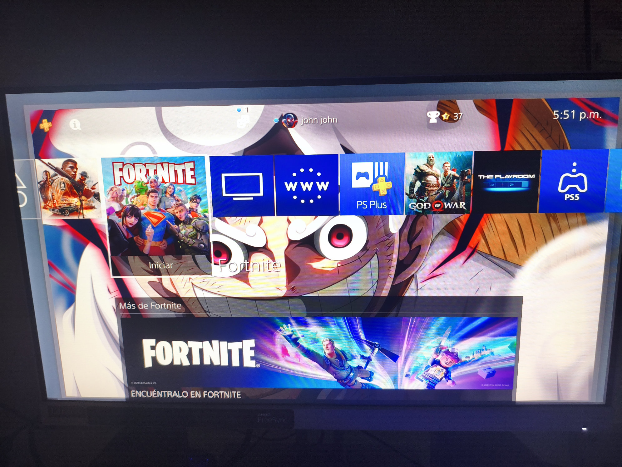consolas y videojuegos - ps4 Slim con 2 juegos disponibles 1 control de ps5 todos sus cables nuevos  1