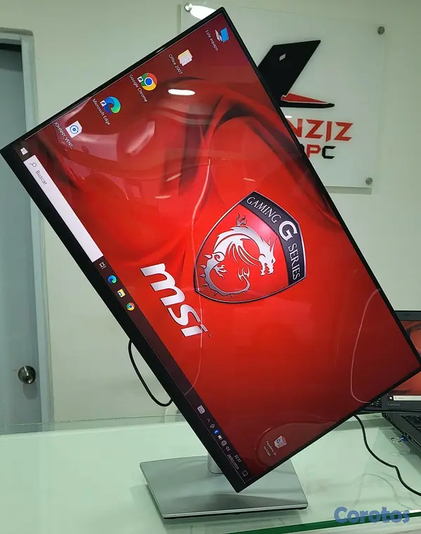 computadoras y laptops - Monitor Dell 24 Pulg IPS Sin Bordes 1080p hdmi 3