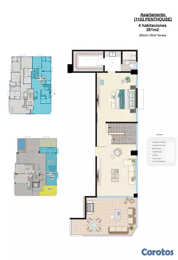 penthouses - Penthouse Nuevo en Bella Vista Torre Familiar  2