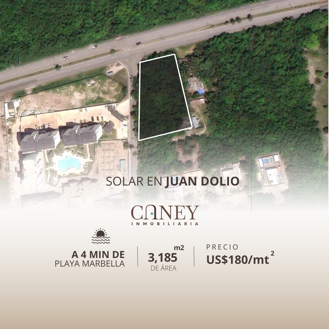 solares y terrenos - Solar en Juan Dolio a 4 min de PLAYA MARBELLA