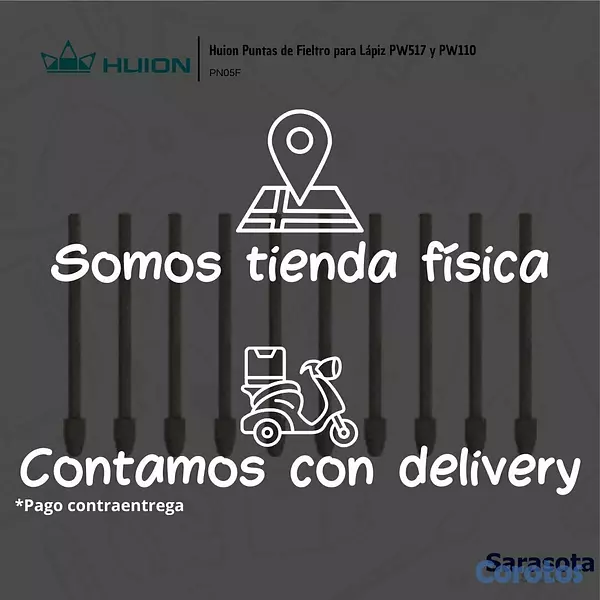 accesorios para electronica - Huion Puntas de Fieltro para Lápiz PW517 (PN05F) 3