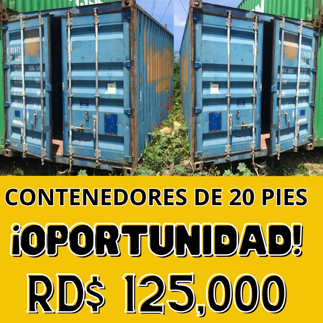 otros vehiculos - Contenedores de 20 pies, RD$ 125,000 0