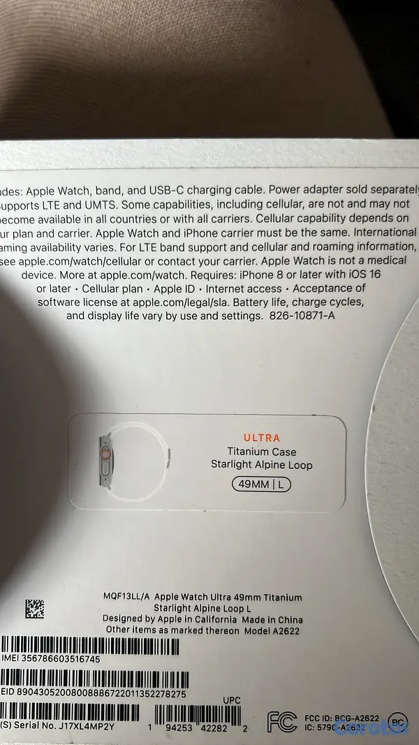 otros electronicos - Vendo Apple Watch Ultra 49 mm 2