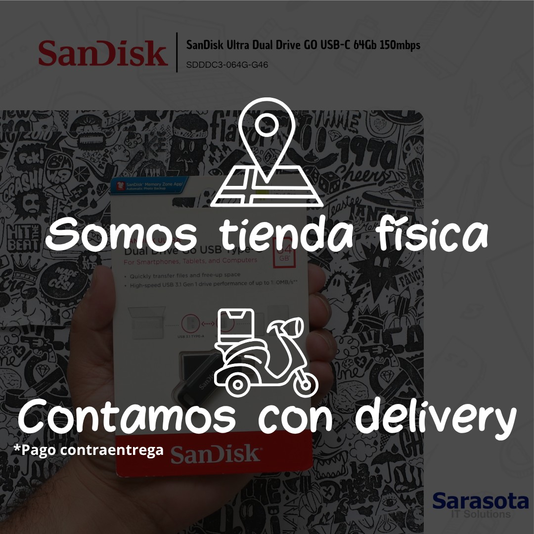 accesorios para electronica - Sandisk memoria USB 3.1 Dual Drive Go de 64Gb 2