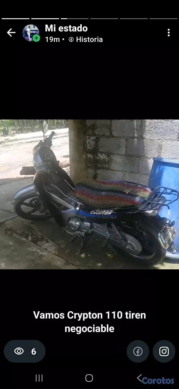motores y pasolas - Crypton gato matricula original  2