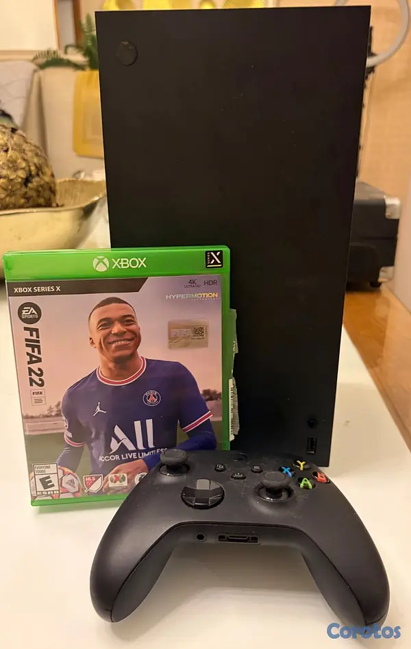 consolas y videojuegos - X Box serie X + 1 control + FIFA 2022 2