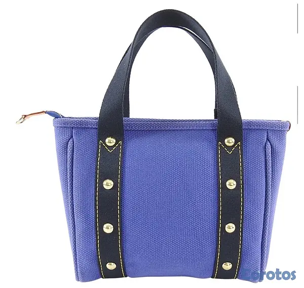 carteras y maletas - Louis Vuitton Antigua Cabas PM Canvas Bag in cornflower blue.   2