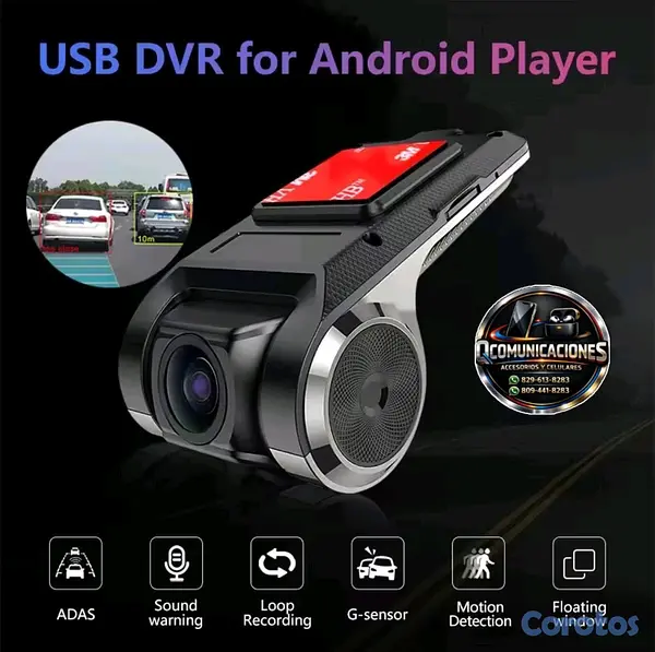 camaras y audio - 📦📷 CÁMARA ANDROID USB FULL HD 1080P 🚗 2