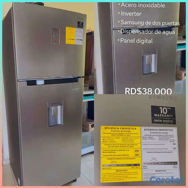 electrodomesticos - Nevera samsung 4