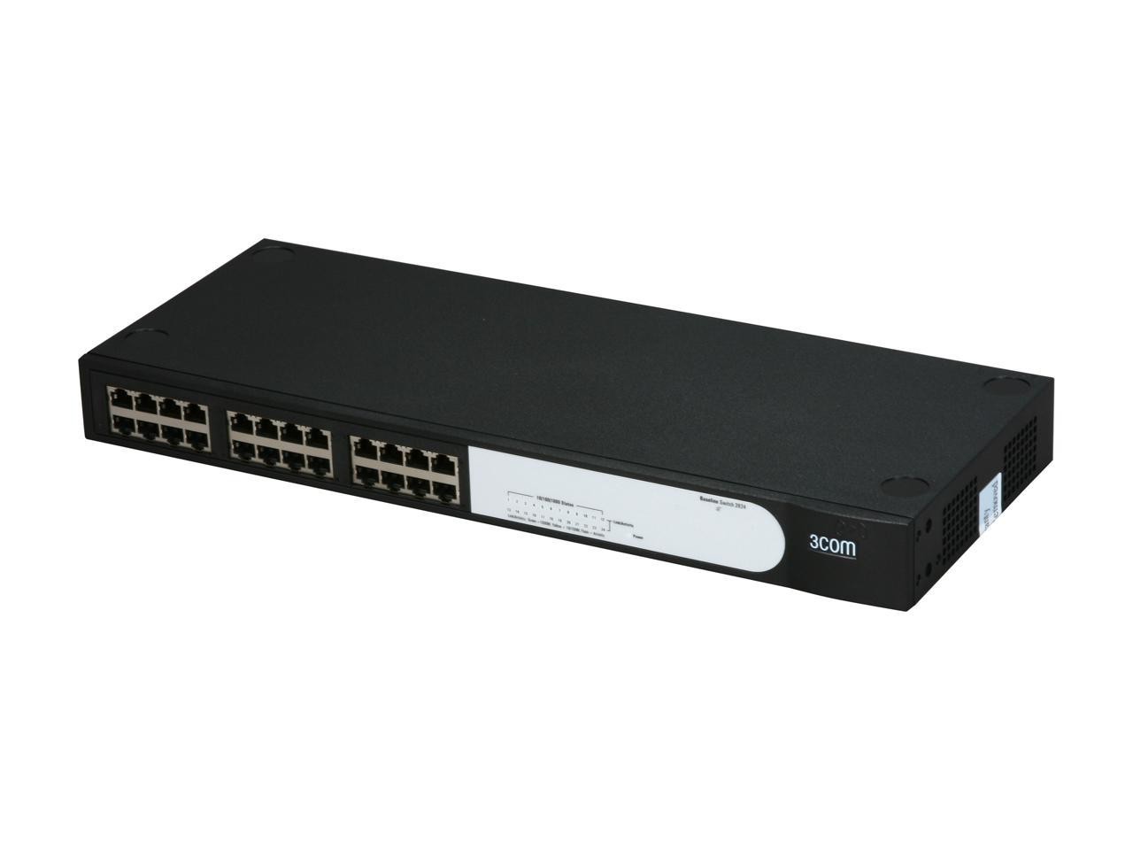 accesorios para electronica - Switch 24 puertos 3COM HP 2428 rack 0